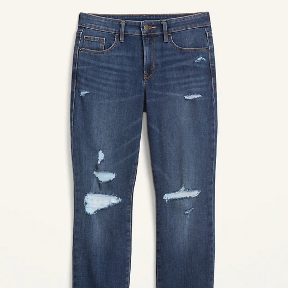 Old Navy Power Slim Straight Jeans - Midrise - Size 4 Short - NWT